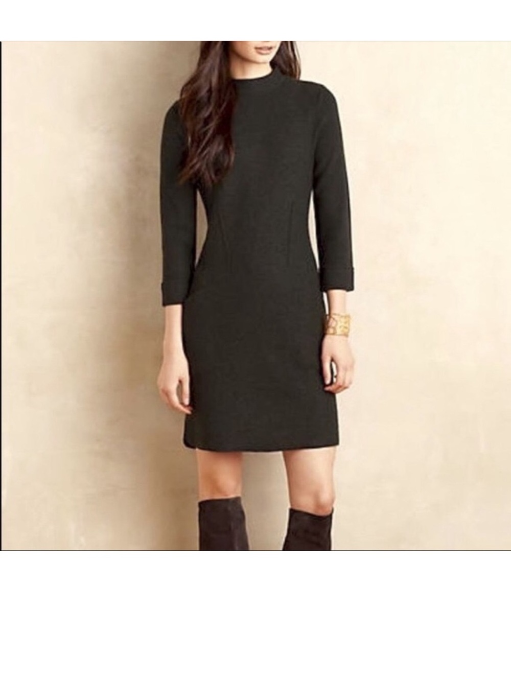 Like New! Anthropologie Sparrow Wool Dress Sz XS Green